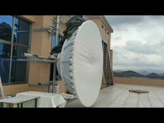3Ensaio de resistência ao vento da antena de microondas de 0,0 m